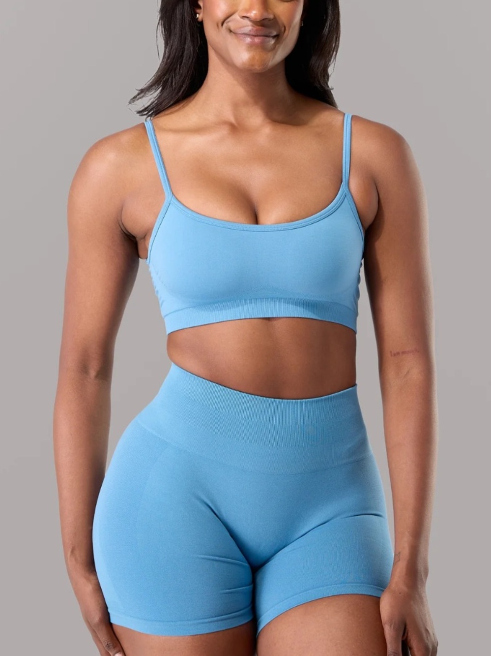 BNWT Alphalete Push Bra - Coastal Blue